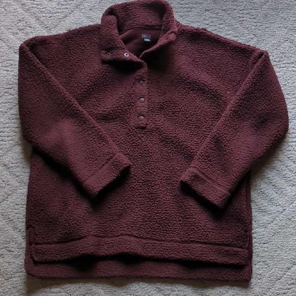 aerie Tops - Aerie Sherpa Pullover
